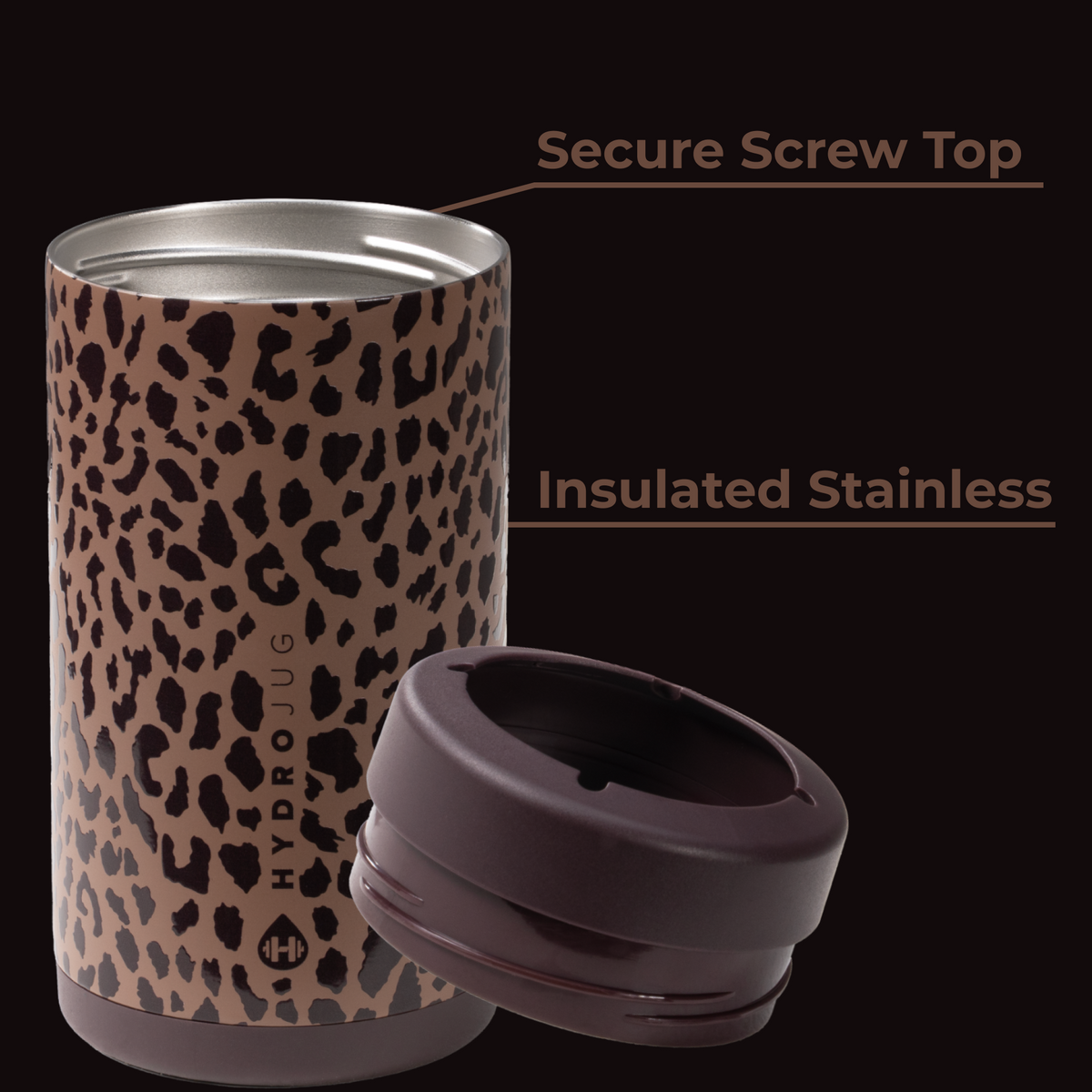 Can Cooler (16Oz) - Brown Leopard - US 8625