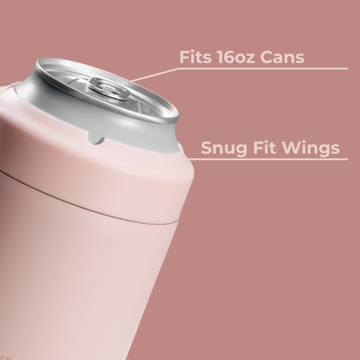Can Cooler (16Oz) - Dusty Rose - US 7772