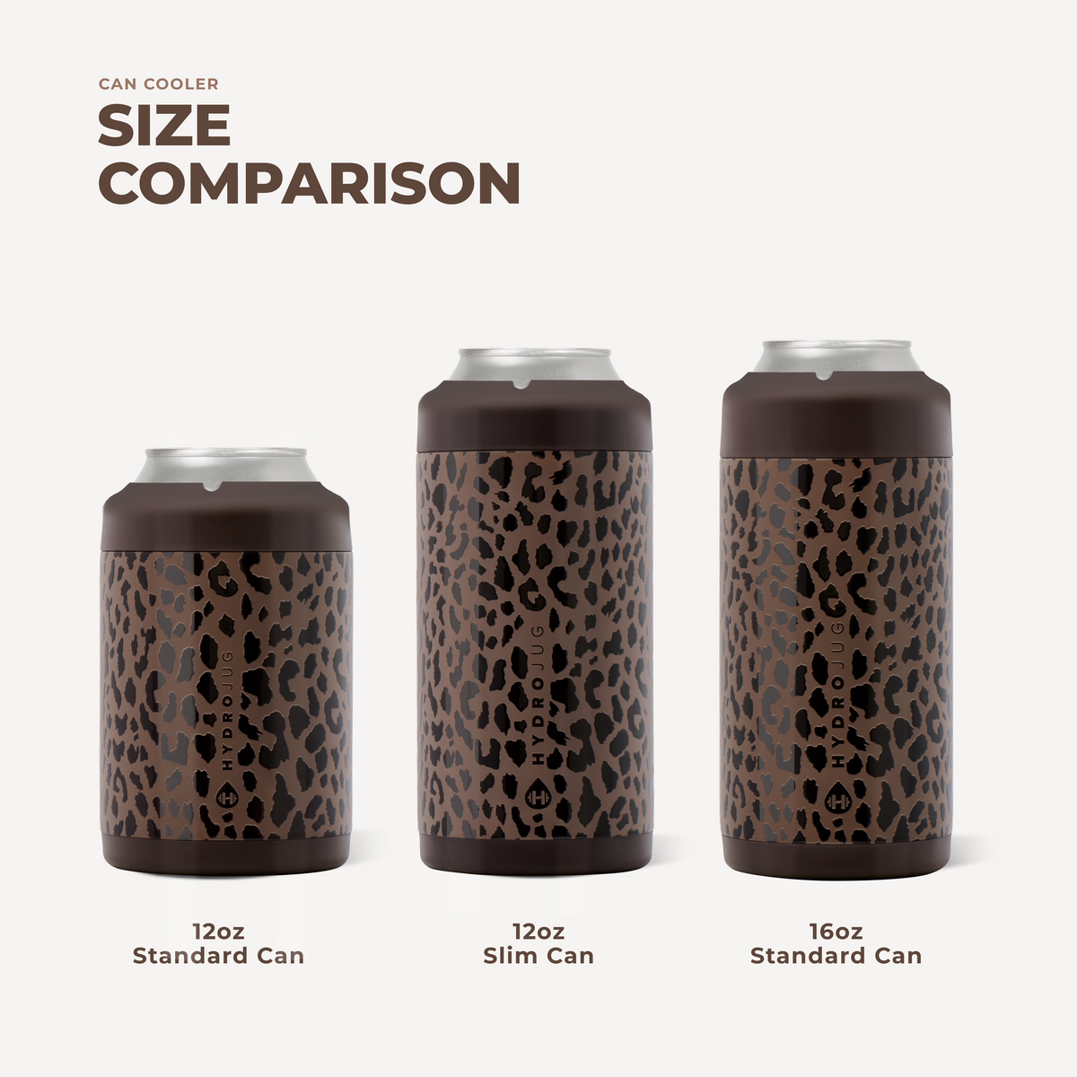 Can Cooler (Slim) - Brown Leopard - US 6476
