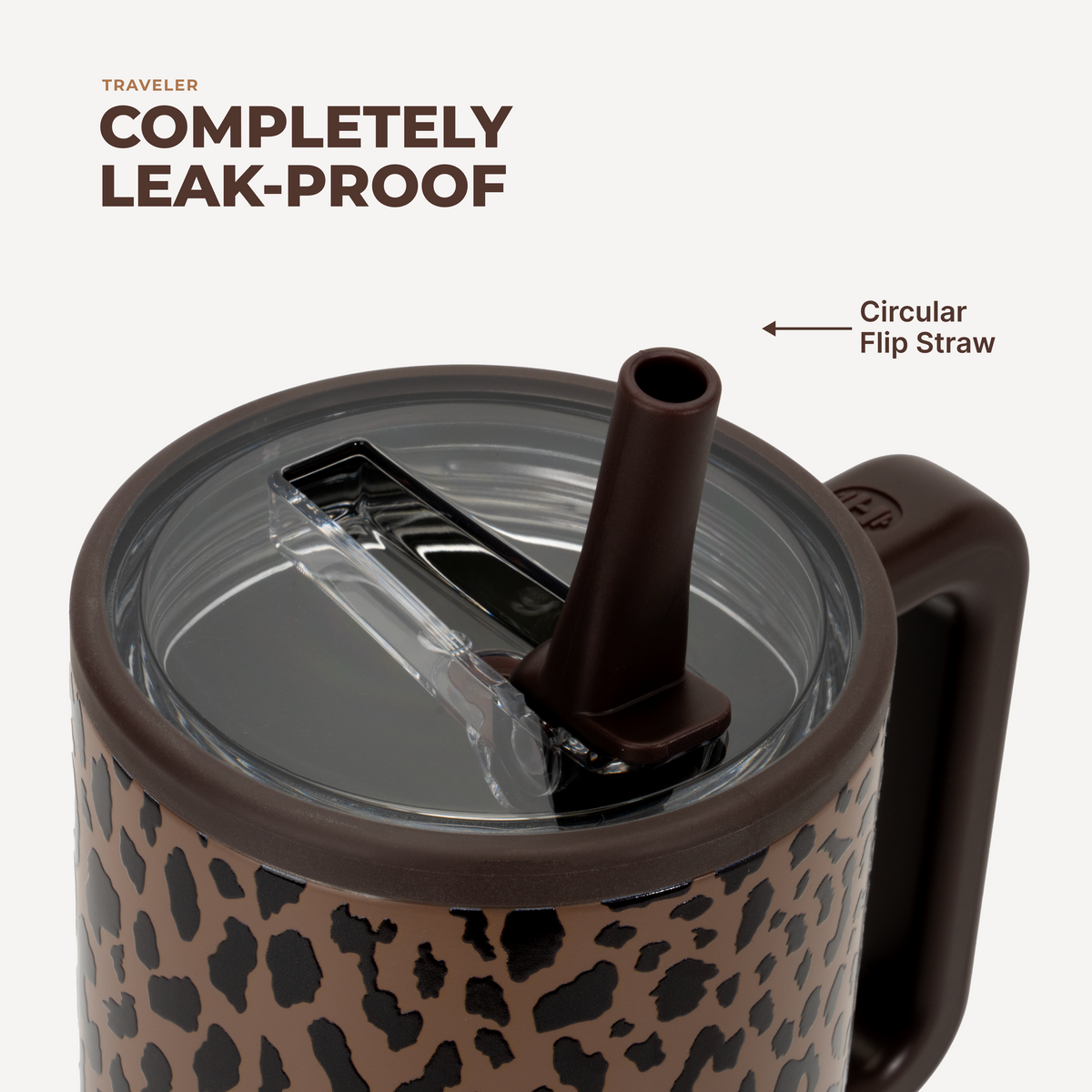 Traveler (40Oz) - Brown Leopard - US 0162