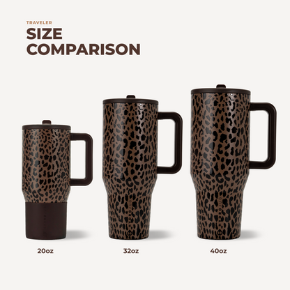 Traveler (20Oz) - Brown Leopard - US 6132